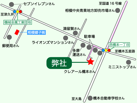 徒歩用の詳細地図